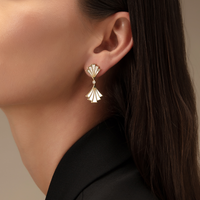 Finesse Gown Earrings - Rose