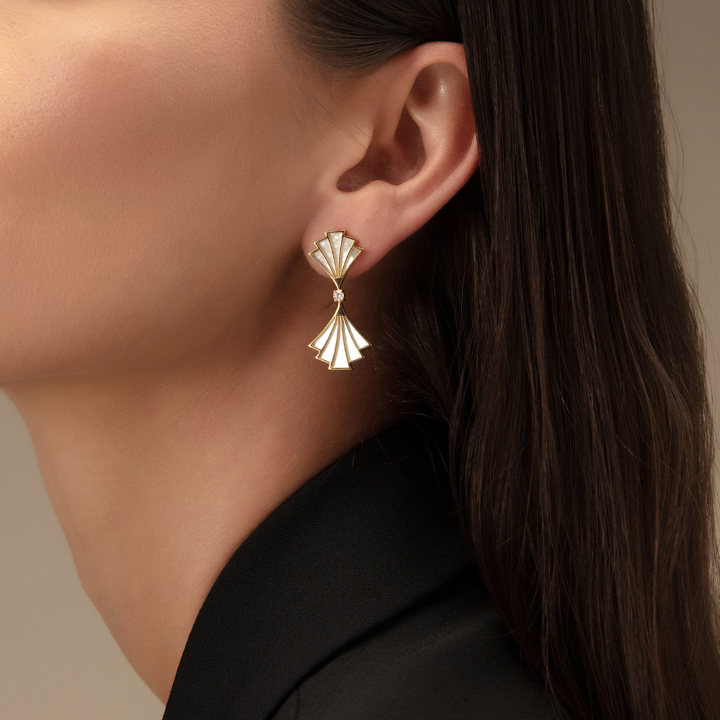Finesse Gown Earrings - Yellow