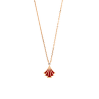 Bloom Necklace - Ruby Red