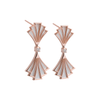 Finesse Gown Earrings - Rose